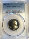1972-S 25C PR68CAM