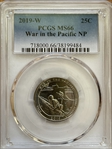 2019-W 25C War in the Pacific NP MS66