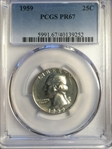 1959 25C PR67