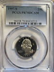 1997-S 25C PR70DCAM