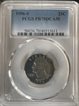 1996-S 25C PR70DCAM
