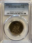 2001-S SAC$1 PR70DCAM
