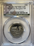 2017-S 25C Frederick Douglass NP PR70DCAM