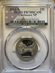 2011-S 25C Chickasaw NP PR70DCAM
