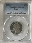 1979-S 25C Type 1 PR70DCAM