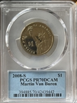 2008-S $1 Martin Van Buren PR70DCAM