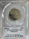 1999-S 25C Delaware PR70DCAM