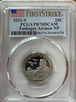 2021-S 25C Tuskegee Airmen NP First Strike PR70DCAM