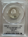 2006-S 25C Colorado Silver PR70DCAM