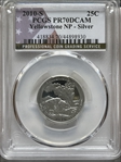 2010-S 25C Yellowstone NP - Silver PR70DCAM