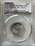 2011-S 25C Glacier NP - Silver PR70DCAM