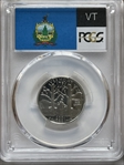 2001-S 25C Vermont Silver PR70DCAM