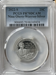 2022-S 25C Nina Otero-Warren-Silver PR70DCAM