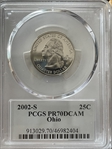 2002-S 25C Ohio PR70DCAM