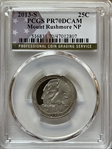 2013-S 25C Mount Rushmore NP PR70DCAM