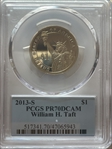2013-S $1 William H. Taft PR70DCAM