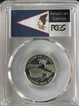 2009-S 25C American Samoa Silver PR70DCAM