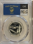 2005-S 25C Oregon Silver PR70DCAM