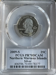 2009-S 25C Northern Mariana Islands Silver PR70DCAM