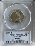 2006-S 25C Nevada Silver PR70DCAM