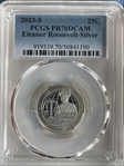 2023-S 25C Eleanor Roosevelt-Silver PR70DCAM