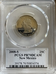 2008-S 25C New Mexico PR70DCAM