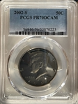 2002-S 50C PR70DCAM