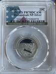 2014-S 25C Shenandoah NP-Silver PR70DCAM