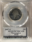 2007-S 25C Washington Silver PR70DCAM