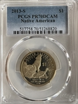 2013-S $1 Native American PR70DCAM