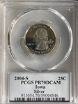 2004-S 25C Iowa Silver PR70DCAM