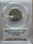 2007-S 25C Wyoming PR70DCAM