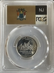 1999-S 25C New Jersey Silver PR70DCAM