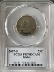 2007-S 25C Idaho PR70DCAM