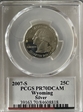 2007-S 25C Wyoming Silver PR70DCAM