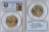 2007-D $1 George Washington First Day of Issue MS65