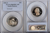 2006-S 25C South Dakota PR69DCAM