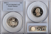 2006-S 25C South Dakota PR69DCAM