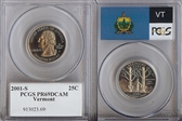2001-S 25C Vermont PR69DCAM