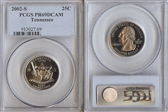 2002-S 25C Tennessee PR69DCAM