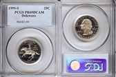 1999-S 25C Delaware PR69DCAM