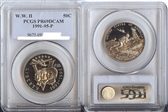 1991-95-P 50C World War II PR69DCAM