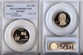 2004-S 25C Florida PR69DCAM