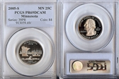 2005-S 25C Minnesota PR69DCAM