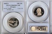 2005-S 25C Oregon PR69DCAM
