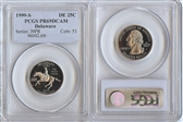 1999-S 25C Delaware PR69DCAM
