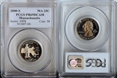2000-S 25C Massachusetts PR69DCAM