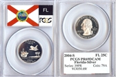 2004-S 25C Florida Silver PR69DCAM