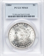 1884 $1 MS64