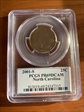 2001-S 25C North Carolina PR69DCAM